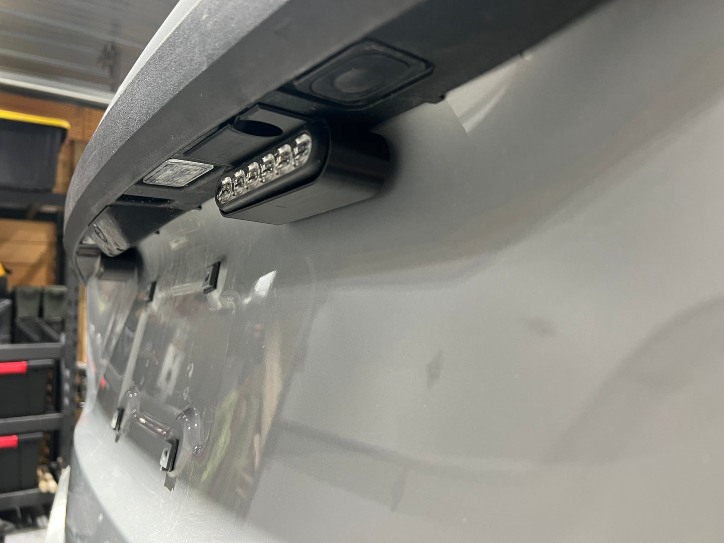 2020-2025 Ford Explorer Police Interceptor Utility PIU Rear Trunk License Plate Mid Hatch Light Brackets