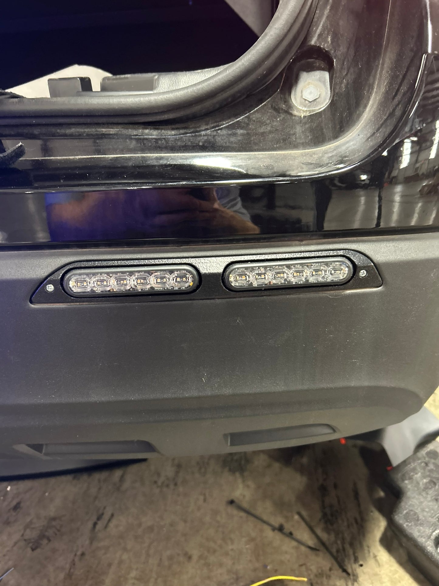 2020-2025 Explorer Police Interceptor Utility PIU Rear Bumper Reflector Insert Pair