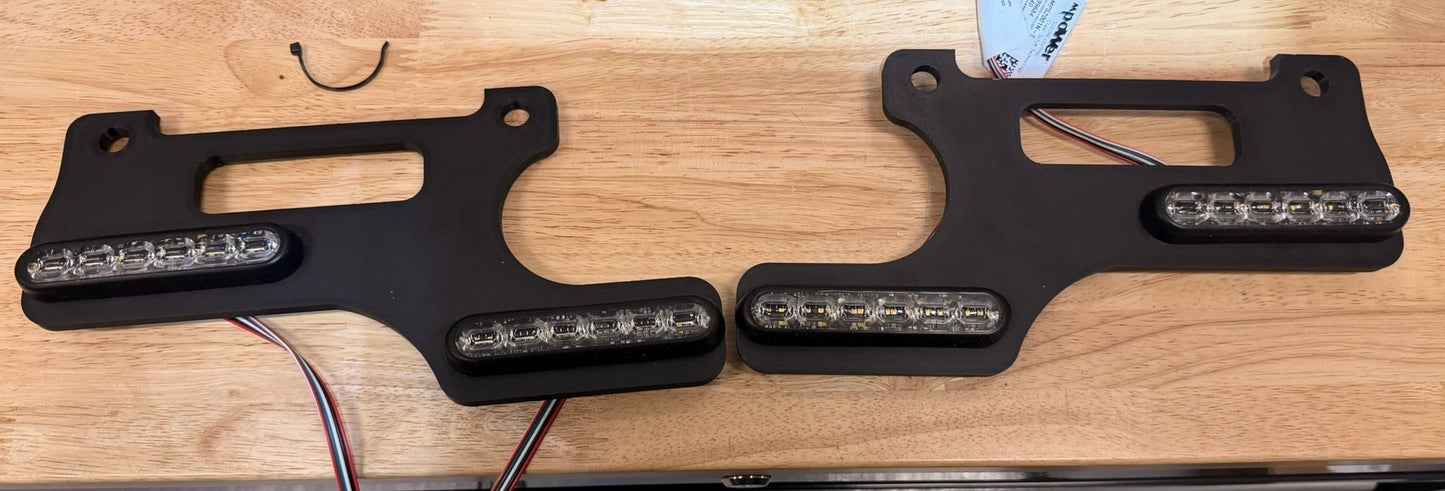2021-2025 Dodge Durango Pursuit Undercover Stealth Grille Light Brackets