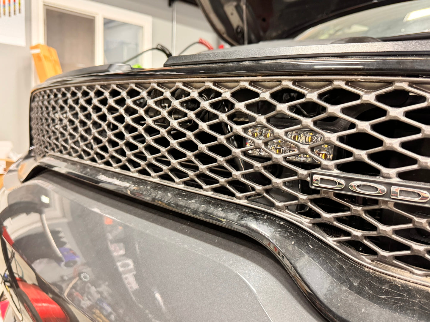 2021-2025 Dodge Durango Pursuit Undercover Stealth Grille Light Brackets