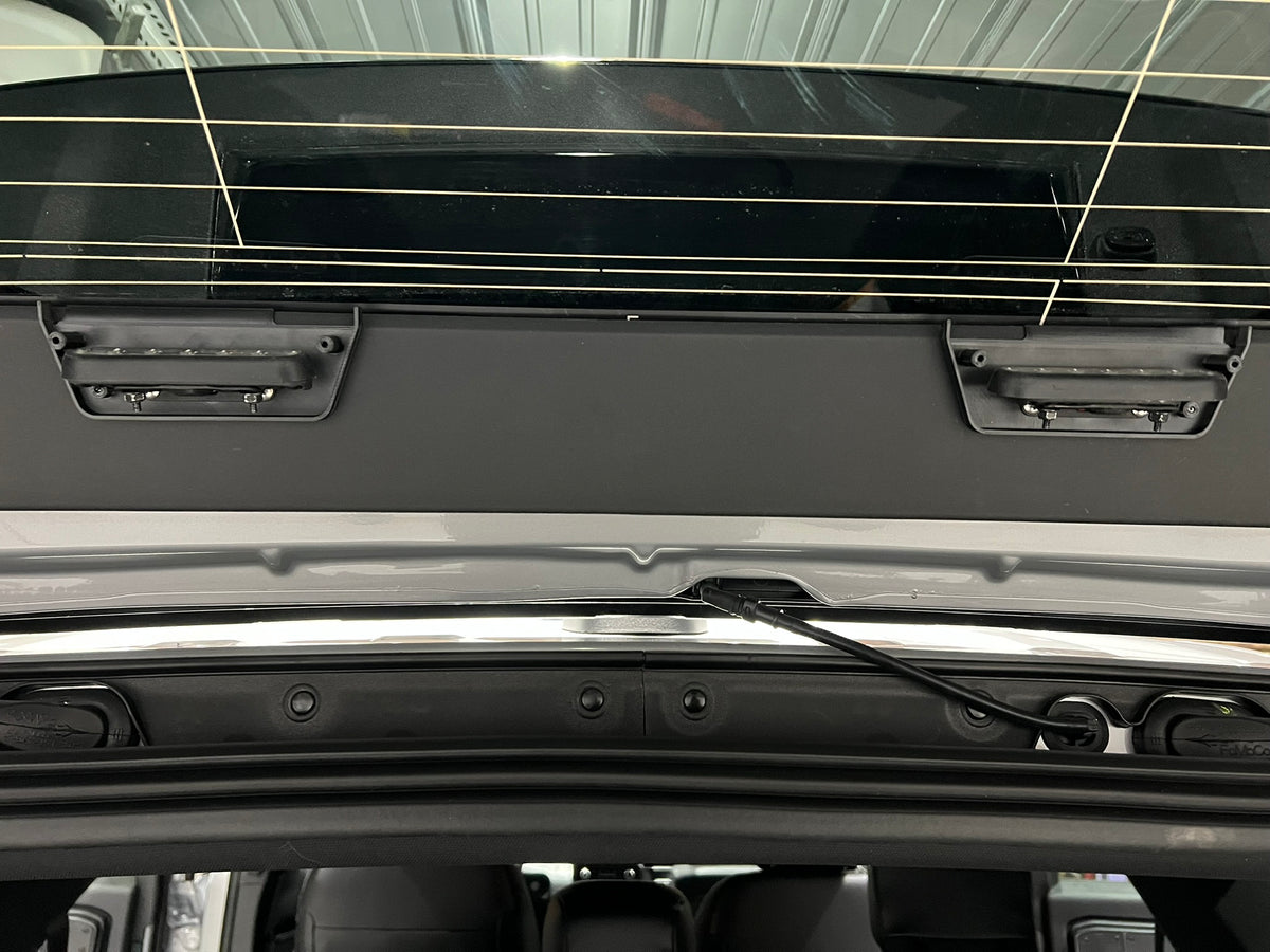 Police Explorer Rear View 2020-2025 Explorer Police Interceptor Utility PIU Rear Hatch Shrouds ...