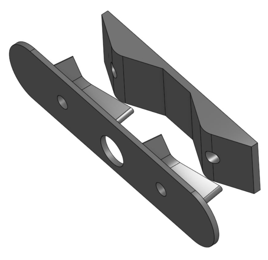 2021-2025 Dodge Durango Pursuit Grille Light Brackets